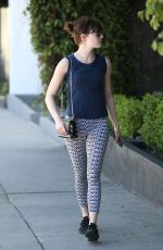 EMMA STONE Out in West Hollywood 03/24/2016