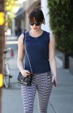 EMMA STONE Out in West Hollywood 03/24/2016