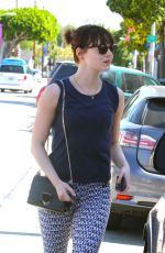 EMMA STONE Out in West Hollywood 03/24/2016