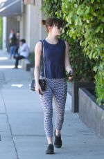 EMMA STONE Out in West Hollywood 03/24/2016