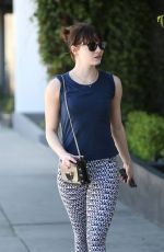 EMMA STONE Out in West Hollywood 03/24/2016