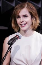 EMMA WATSON at Heforshe Art Week Launch at Public Theater in New York 03/08/2016