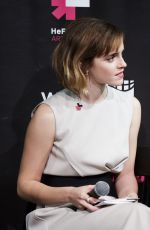 EMMA WATSON at Heforshe Art Week Launch at Public Theater in New York 03/08/2016