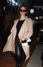 EMMY ROSSUM at Charles De Gaulle Airport in Paris 03/02/2016