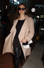 EMMY ROSSUM at Charles De Gaulle Airport in Paris 03/02/2016