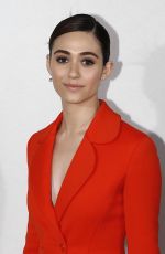 EMMY ROSSUM at Christian Dior Fashion Show at Paris Fashion Week 03/04/2016