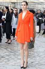 EMMY ROSSUM at Christian Dior Fashion Show at Paris Fashion Week 03/04/2016