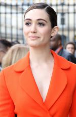 EMMY ROSSUM at Christian Dior Fashion Show at Paris Fashion Week 03/04/2016