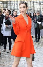 EMMY ROSSUM at Christian Dior Fashion Show at Paris Fashion Week 03/04/2016
