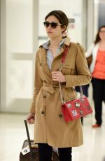 EMMY ROSSUM at LAX Airport in Los Angeles 03/21/2016
