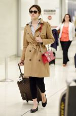 EMMY ROSSUM at LAX Airport in Los Angeles 03/21/2016