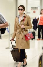 EMMY ROSSUM at LAX Airport in Los Angeles 03/21/2016