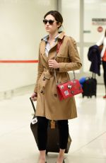 EMMY ROSSUM at LAX Airport in Los Angeles 03/21/2016
