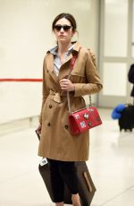 EMMY ROSSUM at LAX Airport in Los Angeles 03/21/2016