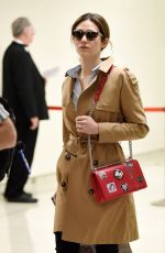 EMMY ROSSUM at LAX Airport in Los Angeles 03/21/2016
