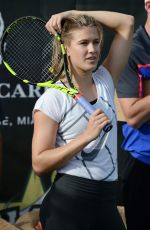 EUGENIE BOUCHARD at Cliff Drysdale 7th Annual Charity Event in Key Biscayne 03/22/2016