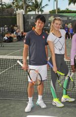 EUGENIE BOUCHARD at Cliff Drysdale 7th Annual Charity Event in Key Biscayne 03/22/2016