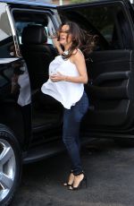 EVA LONGORIA Leaves Cafe Versailles Cuban Restaurant in Miami 03/10/2016