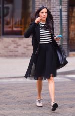 FAMKE JANSSEN Out and About in New York 03/26/2016