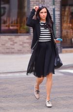 FAMKE JANSSEN Out and About in New York 03/26/2016