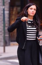 FAMKE JANSSEN Out and About in New York 03/26/2016
