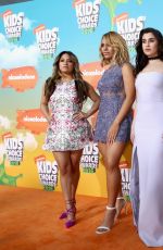 FIFTH HARMONY at Nickelodeon’s 2016 Kids’ Choice Awards in Inglewood 03/12/2016