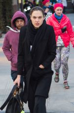 GAL GADOT Out and About in New York 03/20/2016