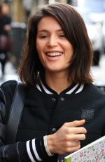GEMMA ARTERTON Arrives at Apollo Theater in London 03/09/2016