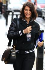 GEMMA ARTERTON Arrives at Apollo Theater in London 03/09/2016