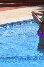 GEMMA ATKINSON in Bikini at a Pool in Marbella, March 2016