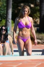 GEMMA ATKINSON in Bikini at a Pool in Marbella, March 2016