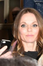 GERI HALLIWELL Leaves a Theatre in Covent Garden in London 03/20/2016