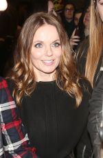 GERI HALLIWELL Leaves a Theatre in Covent Garden in London 03/20/2016