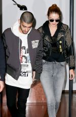 GIGI HADID and Zayn Malik Out in New York 03/26/2016