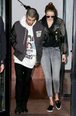 GIGI HADID and Zayn Malik Out in New York 03/26/2016