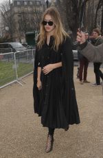 GIGI HADID Arrives at Giambatista Vialli Fashion Show in Paris 03/07/2016