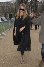 GIGI HADID Arrives at Giambatista Vialli Fashion Show in Paris 03/07/2016
