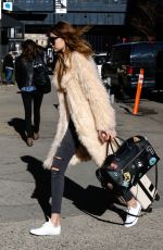 GIGI HADID Arrives at Milk Studios in New York 03/18/2016