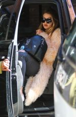 GIGI HADID Arrives at Milk Studios in New York 03/18/2016