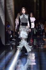 GIGI HADID at Balmani Fashion Show in Paris 03/03/2016