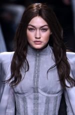 GIGI HADID at Balmani Fashion Show in Paris 03/03/2016