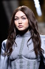 GIGI HADID at Balmani Fashion Show in Paris 03/03/2016