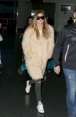 GIGI HADID at JFK Airport in New York 03/18/2016