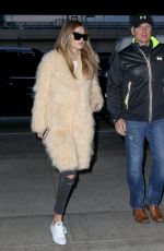 GIGI HADID at JFK Airport in New York 03/18/2016
