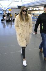 GIGI HADID at JFK Airport in New York 03/18/2016