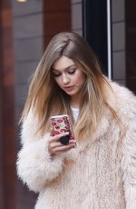GIGI HADID Leaves Her Apartment in New York 03/18/2016