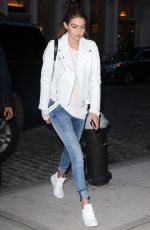 GIGI HADID Night Out in New York 03/29/2016