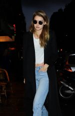 GIGI HADID Night Out in Paris 03/02/2016