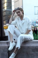GIGI HADID on the Set of a Maybelline Photoshoot in New York 03/30/2016