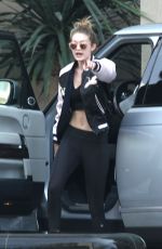 GIGI HADID Out and About in Los Angeles 03/20/2016